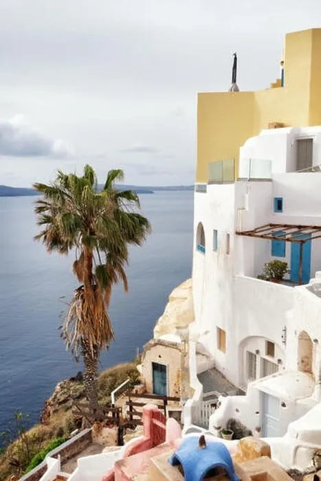 Framed Print : Santorini, Greek Island in the Aegean taken in April 2018 Framed Print : Santorini, Greek Island in the Aegean taken in April 2018