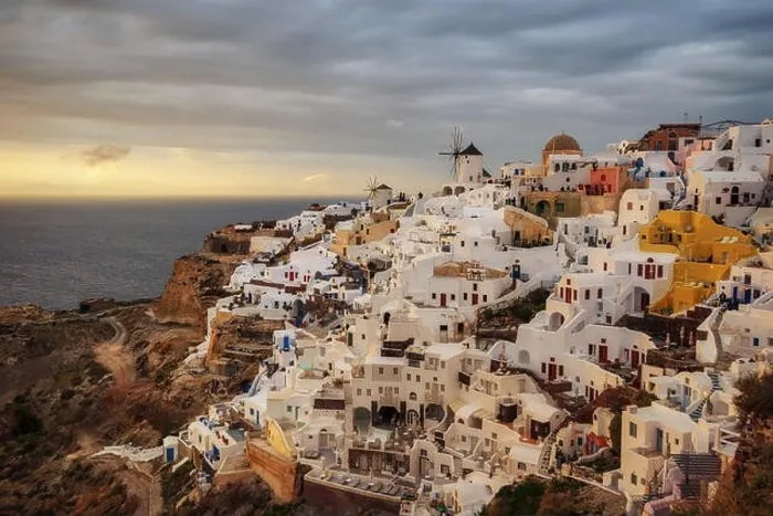 Framed Print : Santorini, Greek Island in the Aegean taken in April 2018 Framed Print : Santorini, Greek Island in the Aegean taken in April 2018