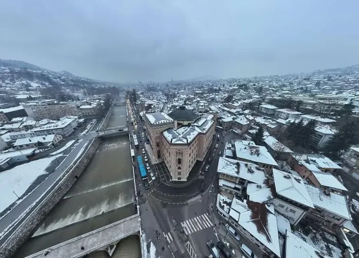 Framed Print : Sarajevo city hall or national library in town center aerialhyper lapse or time lapse Framed Print : Sarajevo city hall or national library in town center aerialhyper lapse or time lapse