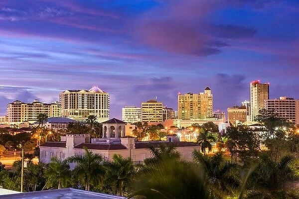 Sarasota, Florida, USA downtown skyline