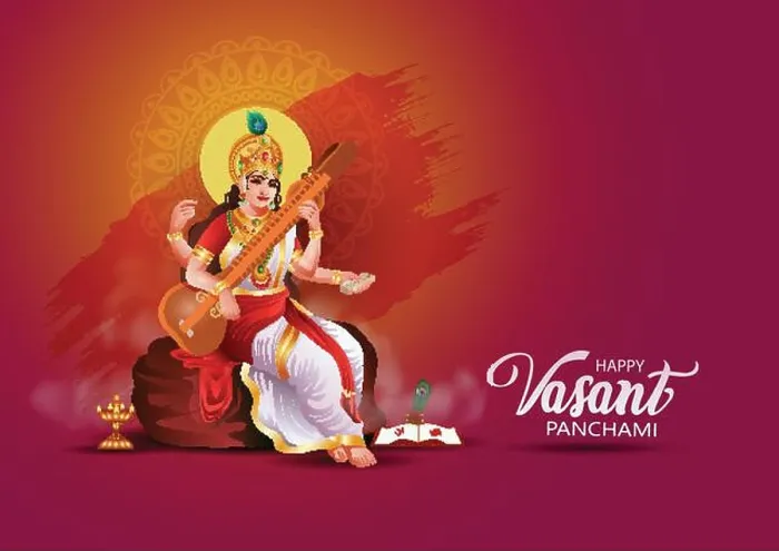 Framed Print : Sarasvati for happy Vasant Panchami Puja of India. poster, banner, flyer vector illustration design Framed Print : Sarasvati for happy Vasant Panchami Puja of India. poster, banner, flyer vector illustration design