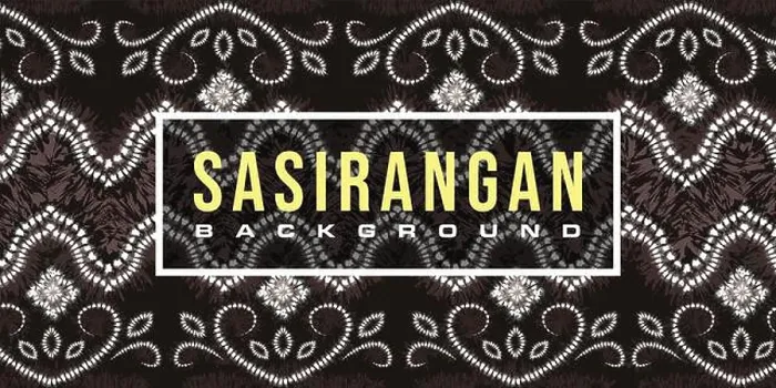 Framed Print : Sasirangan, tie and dye traditional art from South Borneo in vector format Framed Print : Sasirangan, tie and dye traditional art from South Borneo in vector format