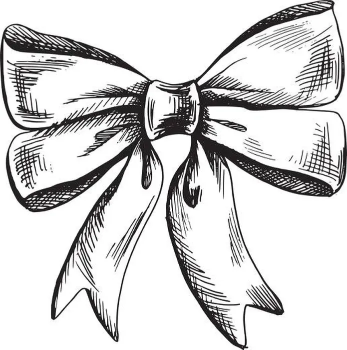 Framed Print : Satin bow, hand drawn illustration in black ink, graphic. EPS vector. Isolated object on a white background Framed Print : Satin bow, hand drawn illustration in black ink, graphic. EPS vector. Isolated object on a white background