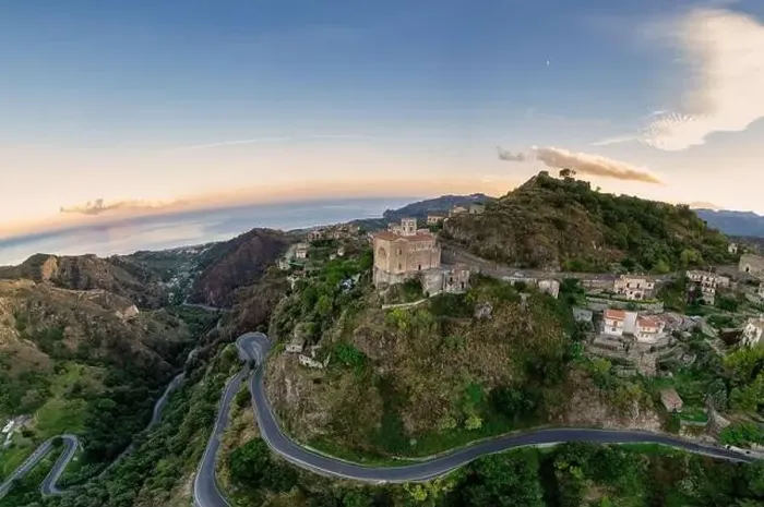 Framed Print : Savoca village in Sicily, Italy Framed Print : Savoca village in Sicily, Italy