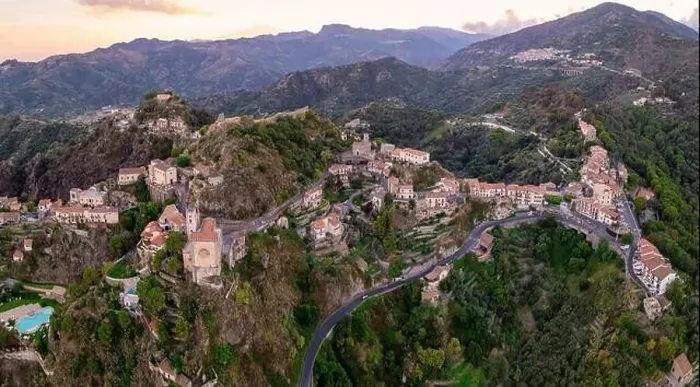 Framed Print : Savoca village in Sicily, Italy Framed Print : Savoca village in Sicily, Italy