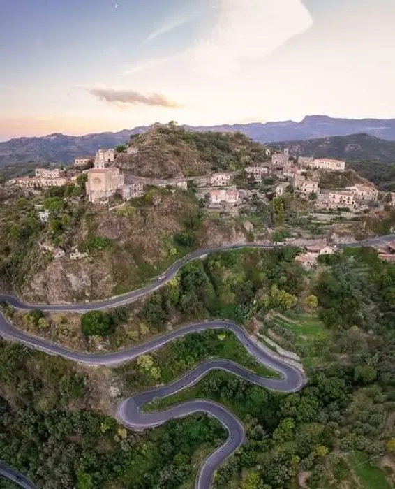 Framed Print : Savoca village in Sicily, Italy Framed Print : Savoca village in Sicily, Italy