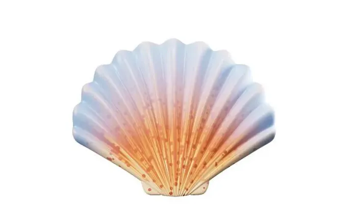 Framed Print : Scallop shell with cartoon style, 3d rendering. 3D illustration Framed Print : Scallop shell with cartoon style, 3d rendering. 3D illustration