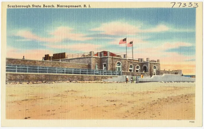 Framed Print : Scarborough State Beach in Narragansett Framed Print : Scarborough State Beach in Narragansett