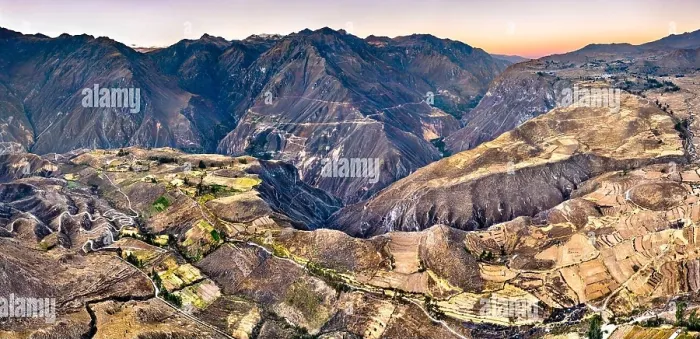 Framed Print : Scenery of the Colca Canyon in Peru, one of the deepest canyons in the world Framed Print : Scenery of the Colca Canyon in Peru, one of the deepest canyons in the world