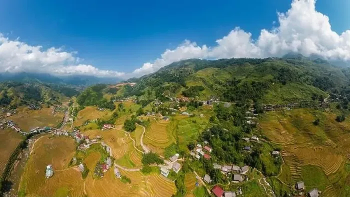 Framed Print : Scenery on the outskirts of Sapa town, Lao Cai province, Vietnam Framed Print : Scenery on the outskirts of Sapa town, Lao Cai province, Vietnam