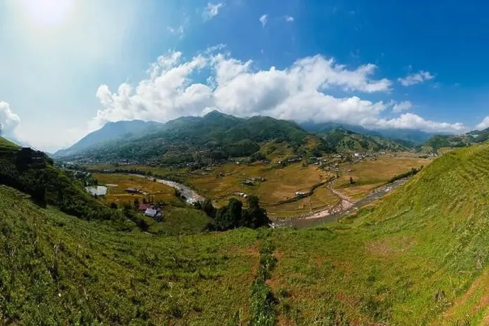 Framed Print : Scenery on the outskirts of Sapa town, Lao Cai province, Vietnam Framed Print : Scenery on the outskirts of Sapa town, Lao Cai province, Vietnam