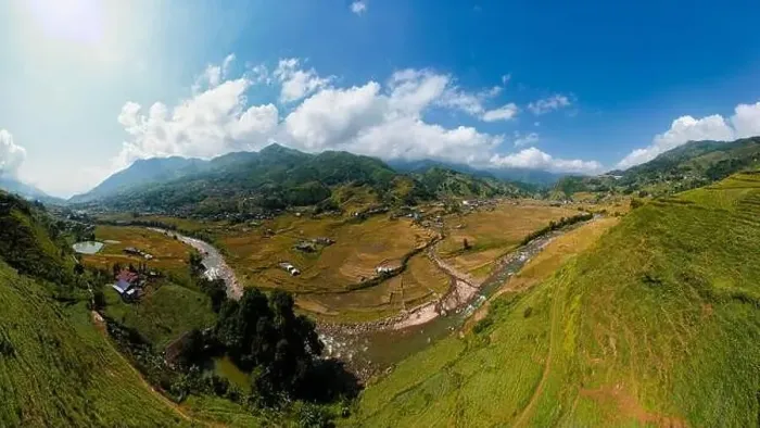 Framed Print : Scenery on the outskirts of Sapa town, Lao Cai province, Vietnam Framed Print : Scenery on the outskirts of Sapa town, Lao Cai province, Vietnam