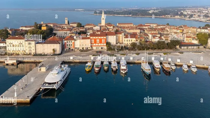 Framed Print : scenic-aerial-view-of-pore-marina-and-historic-town-2YXMB3A Framed Print : scenic-aerial-view-of-pore-marina-and-historic-town-2YXMB3A