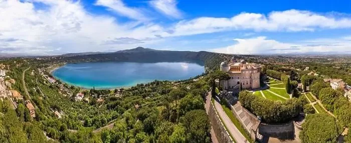 Framed Print : Most scenic lakes of Italy - volcanic Albano lake Framed Print : Most scenic lakes of Italy - volcanic Albano lake