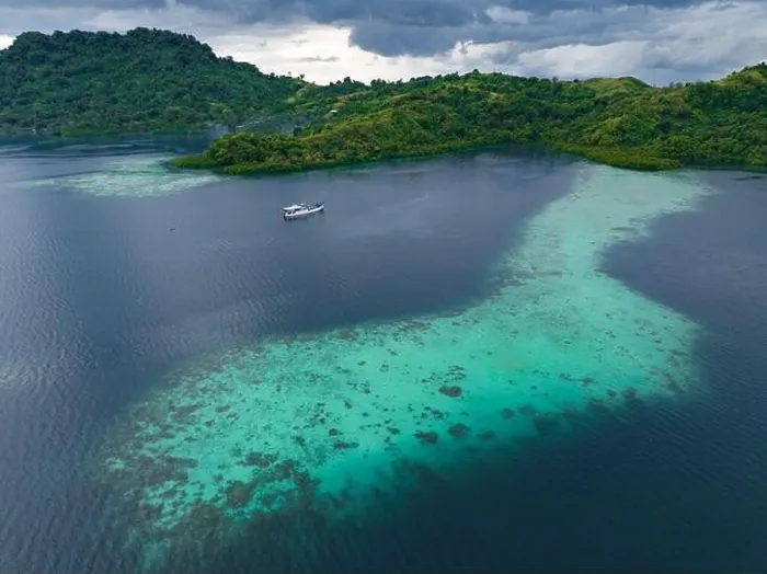 Framed Print : A scenic tropical island is fringed by a healthy coral reef in the Solomon Islands. This beautiful country is home to spectacular marine biodiversity Framed Print : A scenic tropical island is fringed by a healthy coral reef in the Solomon Islands. This beautiful country is home to spectacular marine biodiversity