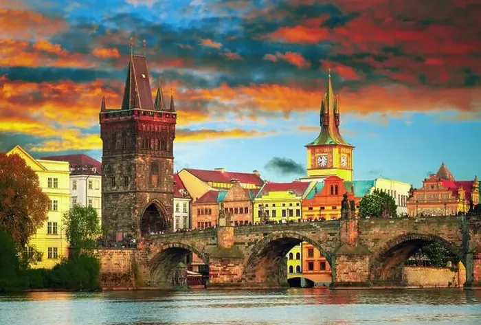 Framed Print : Scenic view on historical center of Prague, buildings and landmarks of old town, Prague, Czech Republic Framed Print : Scenic view on historical center of Prague, buildings and landmarks of old town, Prague, Czech Republic