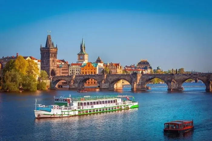 Framed Print : Scenic view on Vltava river and historical center of Prague, buildings and landmarks of old town, Prague, Czech Republic Framed Print : Scenic view on Vltava river and historical center of Prague, buildings and landmarks of old town, Prague, Czech Republic