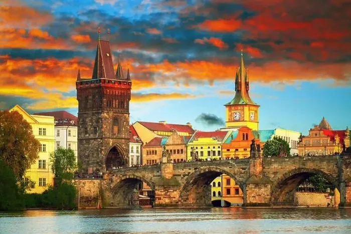 Framed Print : Scenic view on Vltava river and historical center of Prague, buildings and landmarks of old town, Prague, Czech Republic Framed Print : Scenic view on Vltava river and historical center of Prague, buildings and landmarks of old town, Prague, Czech Republic
