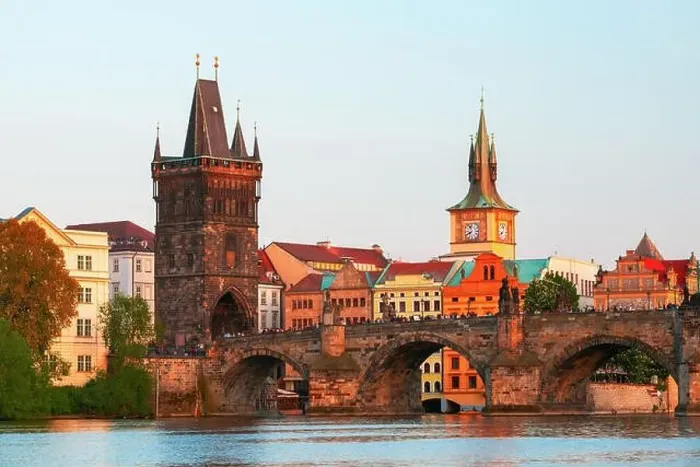 Framed Print : Scenic view on Vltava river and historical center of Prague, buildings and landmarks of old town, Prague, Czech Republic Framed Print : Scenic view on Vltava river and historical center of Prague, buildings and landmarks of old town, Prague, Czech Republic