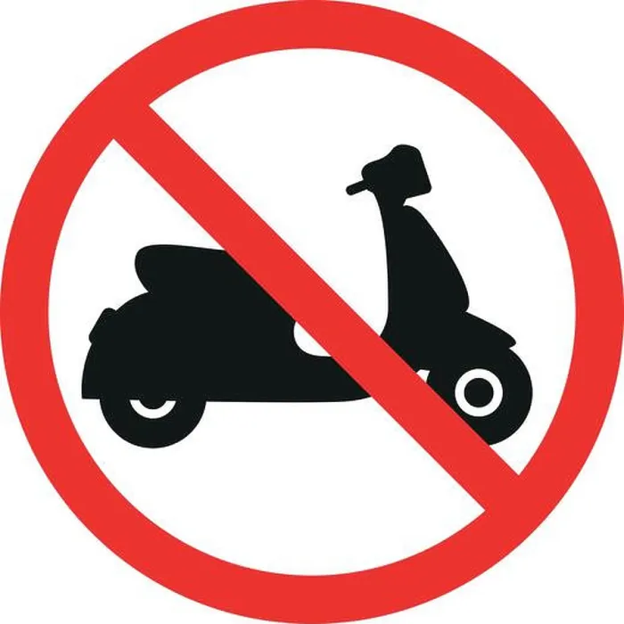 Framed Print : No scooter sign. Red circle cross out Background. Forbidden signs and symbols Framed Print : No scooter sign. Red circle cross out Background. Forbidden signs and symbols