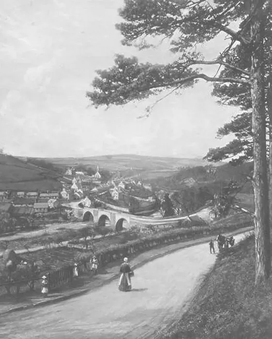 Framed Print : SCOTLAND. The Clyde at Kirkfieldbank from the Braes near Lanark 1901 old print Framed Print : SCOTLAND. The Clyde at Kirkfieldbank from the Braes near Lanark 1901 old print