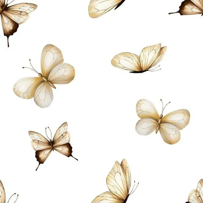 Framed Print : Seamless pattern with boho butterflies Framed Print : Seamless pattern with boho butterflies