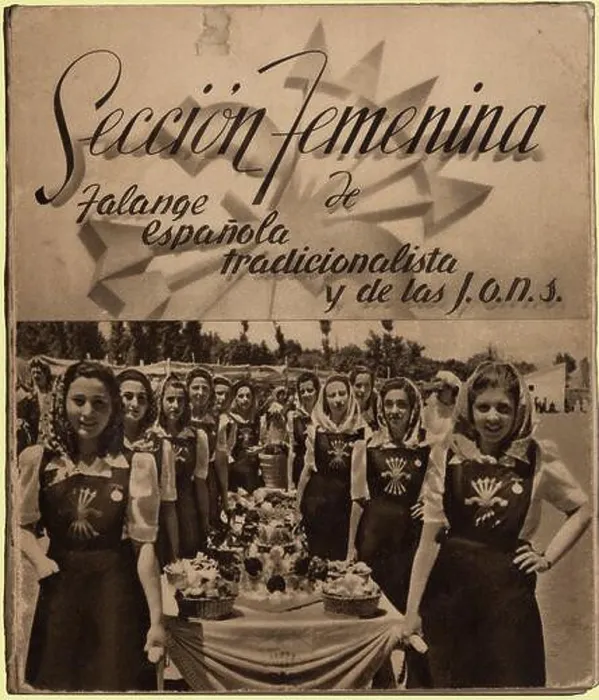 Framed Print : Sección Femenina de Falange Española tradicionalista y de las J Framed Print : Sección Femenina de Falange Española tradicionalista y de las J