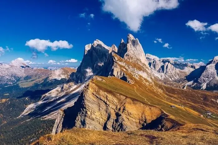 Framed Print : Seceda in autumn in South Tyrol in the Alps of North Italy Framed Print : Seceda in autumn in South Tyrol in the Alps of North Italy