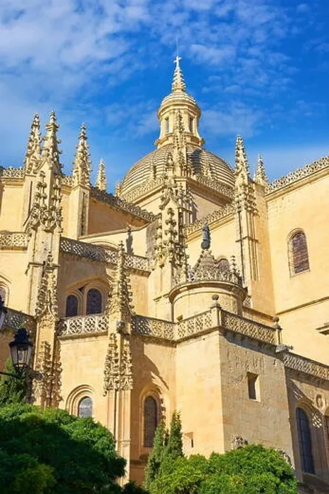 Framed Print : Segovia cathedral, Segovia, Spain