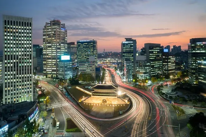 Framed Print : Seoul Namdaemun gate at night in Seoul, South Korea Framed Print : Seoul Namdaemun gate at night in Seoul, South Korea