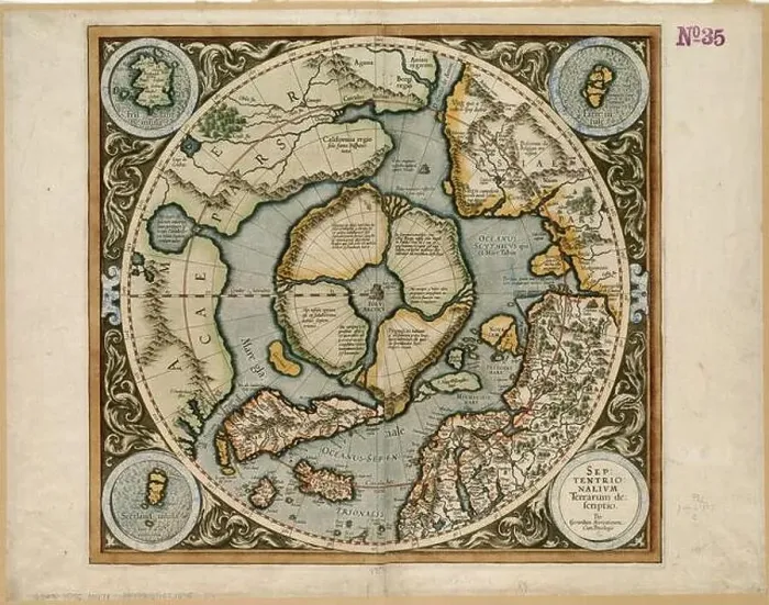 Framed Print : Septentrionalium terrarum descriptio Framed Print : Septentrionalium terrarum descriptio
