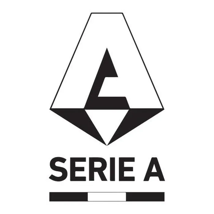 Framed Print : Serie A Black and White Logo Italian professional football league system Framed Print : Serie A Black and White Logo Italian professional football league system