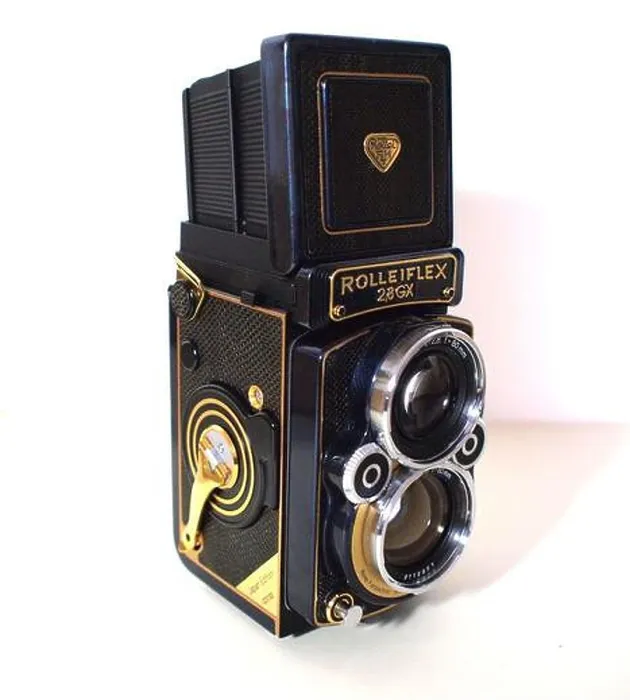 Framed Print : A series of images showing some special editions of the Rolleiflex TLR Cameras Framed Print : A series of images showing some special editions of the Rolleiflex TLR Cameras