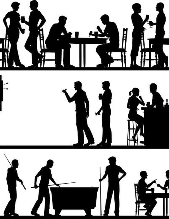 Framed Print : Set of eps8 editable vector cutout foreground silhouettes of typical British pub games with all elements as separate Framed Print : Set of eps8 editable vector cutout foreground silhouettes of typical British pub games with all elements as separate