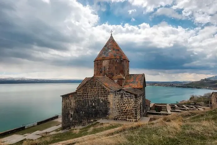 Framed Print : Sevanavank Monastry at Lake Savan in Armenia, taken in April 2019rn taken in hdr Framed Print : Sevanavank Monastry at Lake Savan in Armenia, taken in April 2019rn taken in hdr