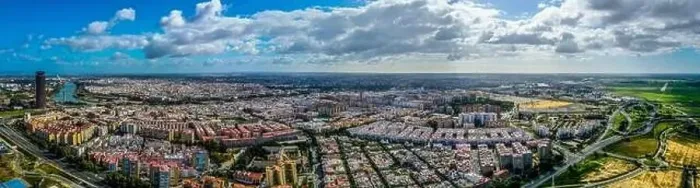 Framed Print : Sevilla city. Beautiful Aerial Panorama Shot. Centre and its landmarks, , Spain, Seville Framed Print : Sevilla city. Beautiful Aerial Panorama Shot. Centre and its landmarks, , Spain, Seville