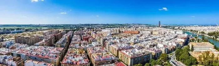 Framed Print : Sevilla city. Beautiful Aerial Panorama Shot. Centre and its landmarks, , Spain, Seville Framed Print : Sevilla city. Beautiful Aerial Panorama Shot. Centre and its landmarks, , Spain, Seville