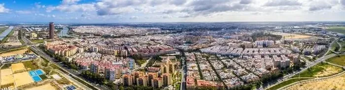 Framed Print : Sevilla city. Beautiful Aerial Panorama Shot. Centre and its landmarks, , Spain, Seville Framed Print : Sevilla city. Beautiful Aerial Panorama Shot. Centre and its landmarks, , Spain, Seville