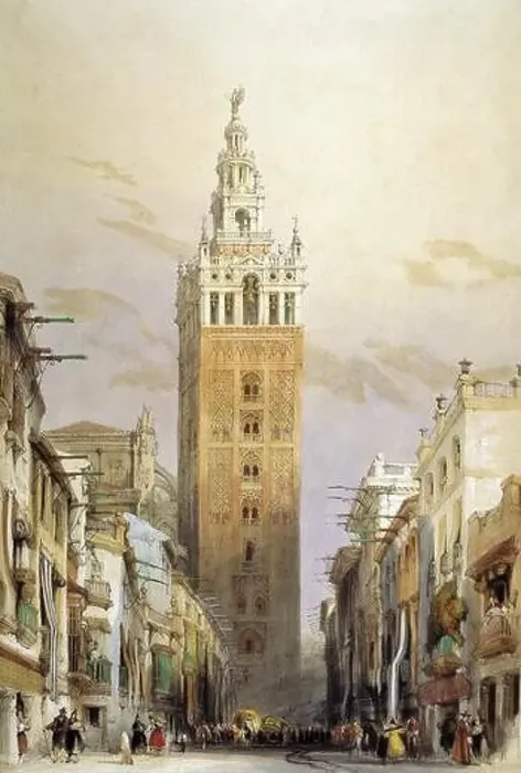 Framed Print : SEVILLA. TORRE DE LA GIRALDA. DIBUJO DE DAVID ROBERTS. LONDRES 1837. SEVILLA PINTADO Framed Print : SEVILLA. TORRE DE LA GIRALDA. DIBUJO DE DAVID ROBERTS. LONDRES 1837. SEVILLA PINTADO