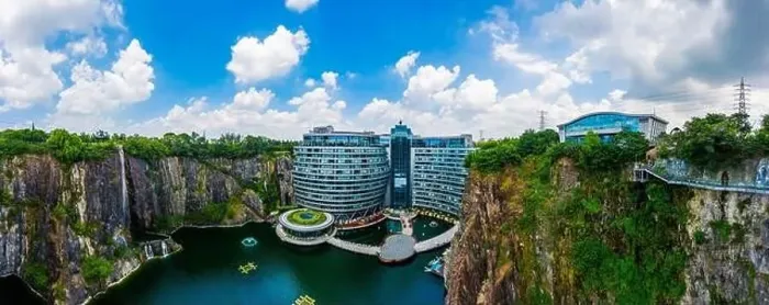 Framed Print : Shanghai, China - August 23, 2020:Shimao Shenkeng Intercontinental Hotel in Shanghai Sheshan Framed Print : Shanghai, China - August 23, 2020:Shimao Shenkeng Intercontinental Hotel in Shanghai Sheshan