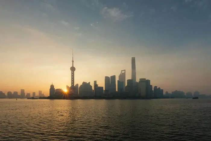 Framed Print : Shanghai skyline cityscape, View of shanghai at Lujiazui finance and business district trade zone skyscraper in morning, Shanghai China Framed Print : Shanghai skyline cityscape, View of shanghai at Lujiazui finance and business district trade zone skyscraper in morning, Shanghai China