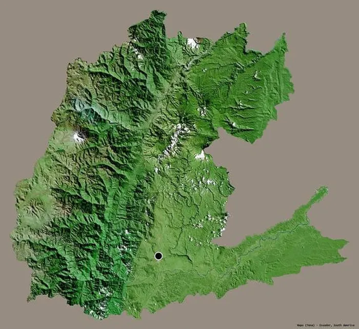 Framed Print : Shape of Napo, province of Ecuador Framed Print : Shape of Napo, province of Ecuador