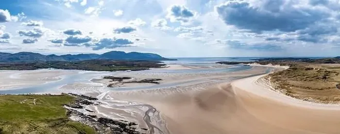 Framed Print : Sheskinmore bay between Ardara and Portnoo in Donegal - Ireland Framed Print : Sheskinmore bay between Ardara and Portnoo in Donegal - Ireland