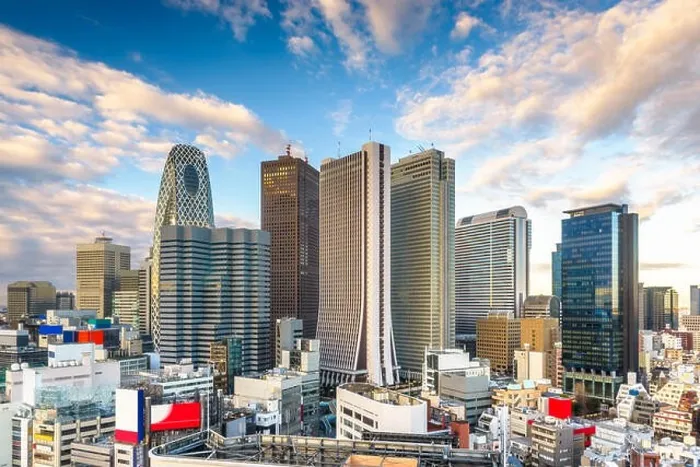 Framed Print : Shinjuku, Tokyo, Japan financial district cityscape Framed Print : Shinjuku, Tokyo, Japan financial district cityscape