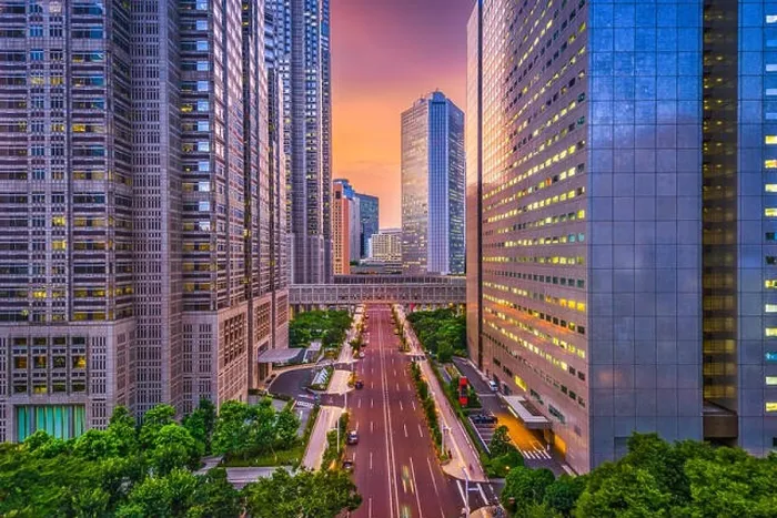 Framed Print : Shinjuku, Tokyo, Japan financial district and government buildings cityscape Framed Print : Shinjuku, Tokyo, Japan financial district and government buildings cityscape