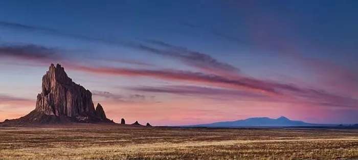 Framed Print : Shiprock, the great volcanic rock mountain in desert plane of New Mexico, USA Framed Print : Shiprock, the great volcanic rock mountain in desert plane of New Mexico, USA