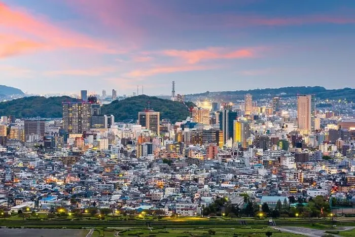 Framed Print : Shizuoka City, Japan downtown skyline at twilight Framed Print : Shizuoka City, Japan downtown skyline at twilight