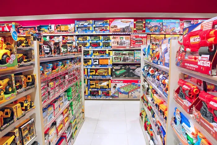 Framed Print : Shop toys. Toy store. Inside toy shop Framed Print : Shop toys. Toy store. Inside toy shop