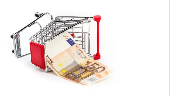 Framed Print : Shopping cart with 50 euro bill inside. Shopping cart is upturned, concept symbol of bankruptcy, crisis and other Framed Print : Shopping cart with 50 euro bill inside. Shopping cart is upturned, concept symbol of bankruptcy, crisis and other
