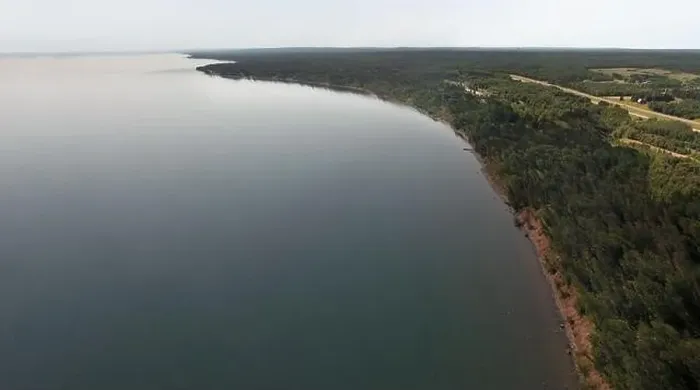 Framed Print : Shoreline and Waters of Lake Superior, Minnesota In Summer - drone aerial Framed Print : Shoreline and Waters of Lake Superior, Minnesota In Summer - drone aerial